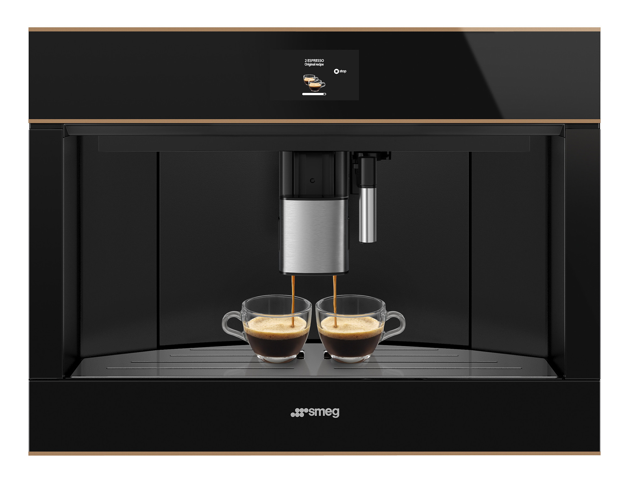 MÁQUINA DE CAFÉ SMEG ENCASTRE DOLCE STIL NOVO CMS4604NR
