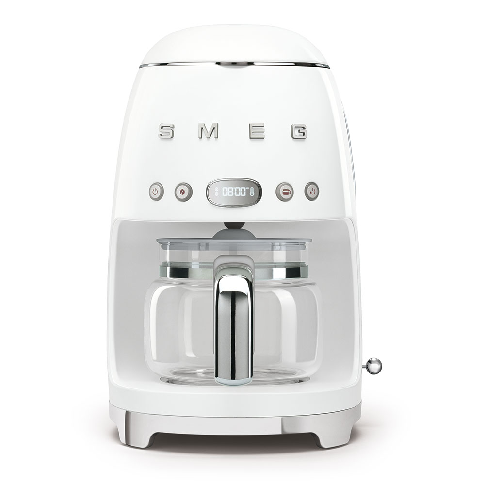 CAFETERA DE FILTRO SMEG 50'S RETRO STYLE BLANCA DCF02WHAR