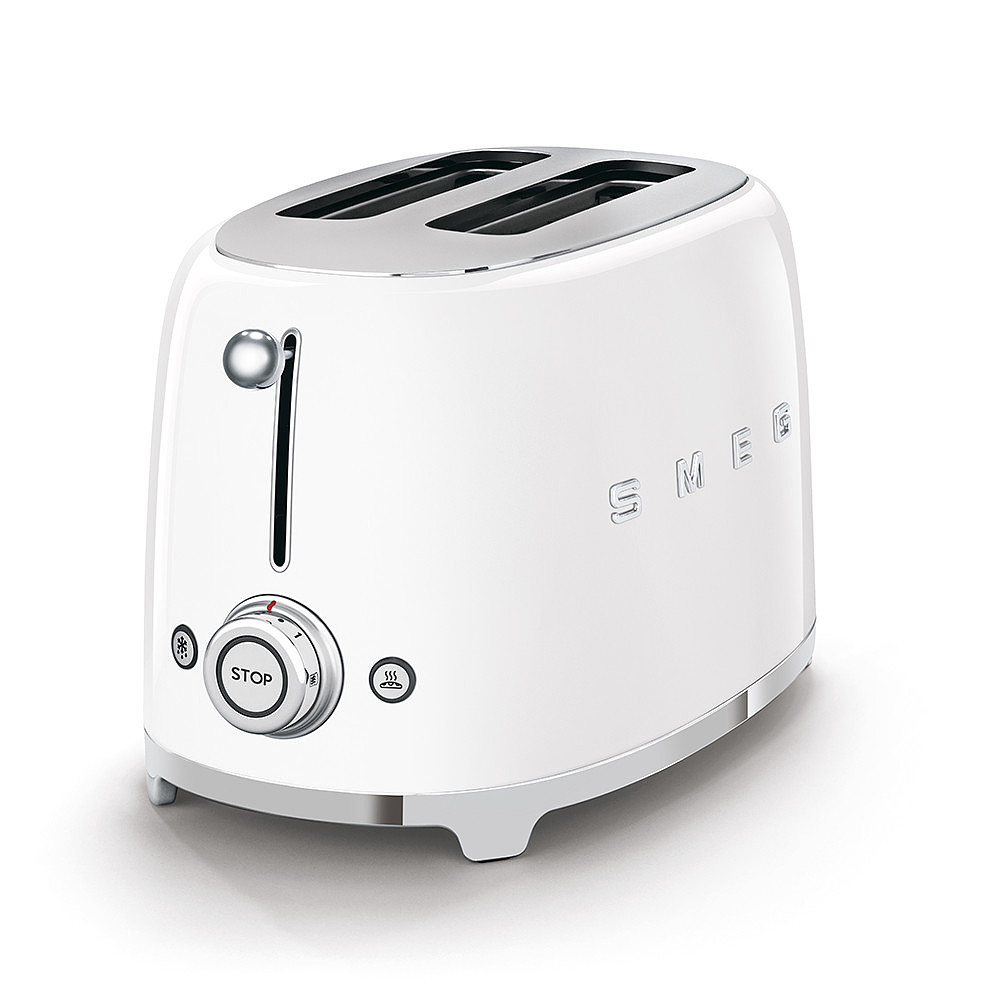 TOSTADORA SMEG 50´S RETRO STYLE 2R BLANCA TSF01WHAR