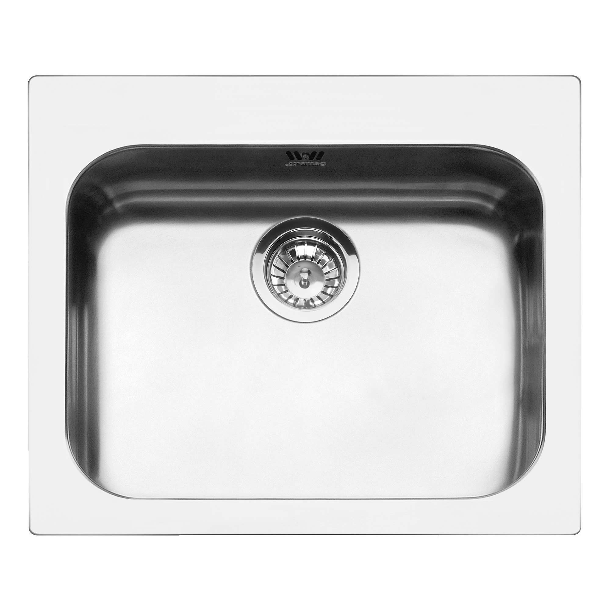 PILETA DE COCINA SMEG SOBRE MESADA VS50P3