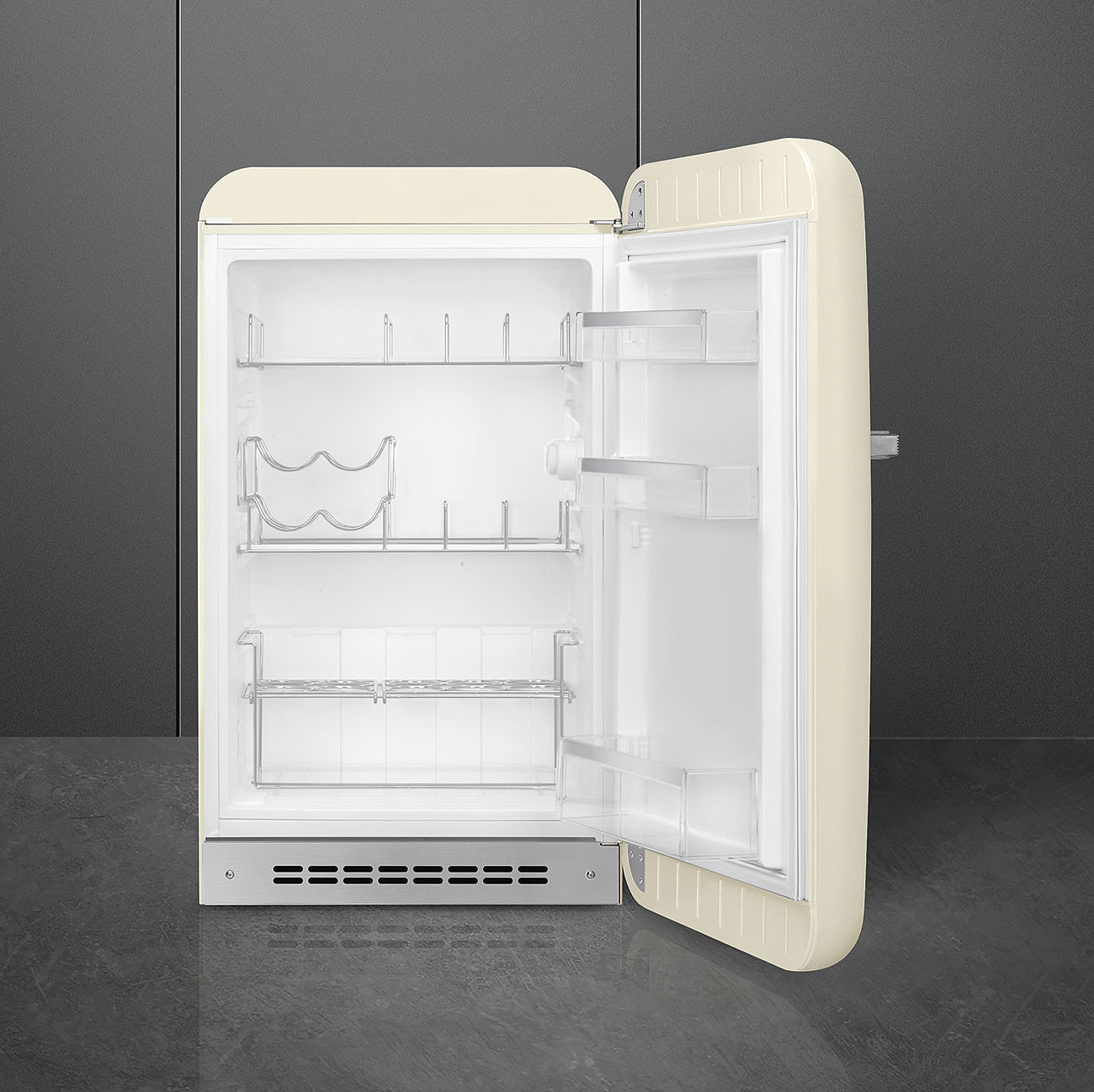 FRIGOBAR SMEG (A++) 50'S RETRO STYLE CREMA FAB10HRCR5