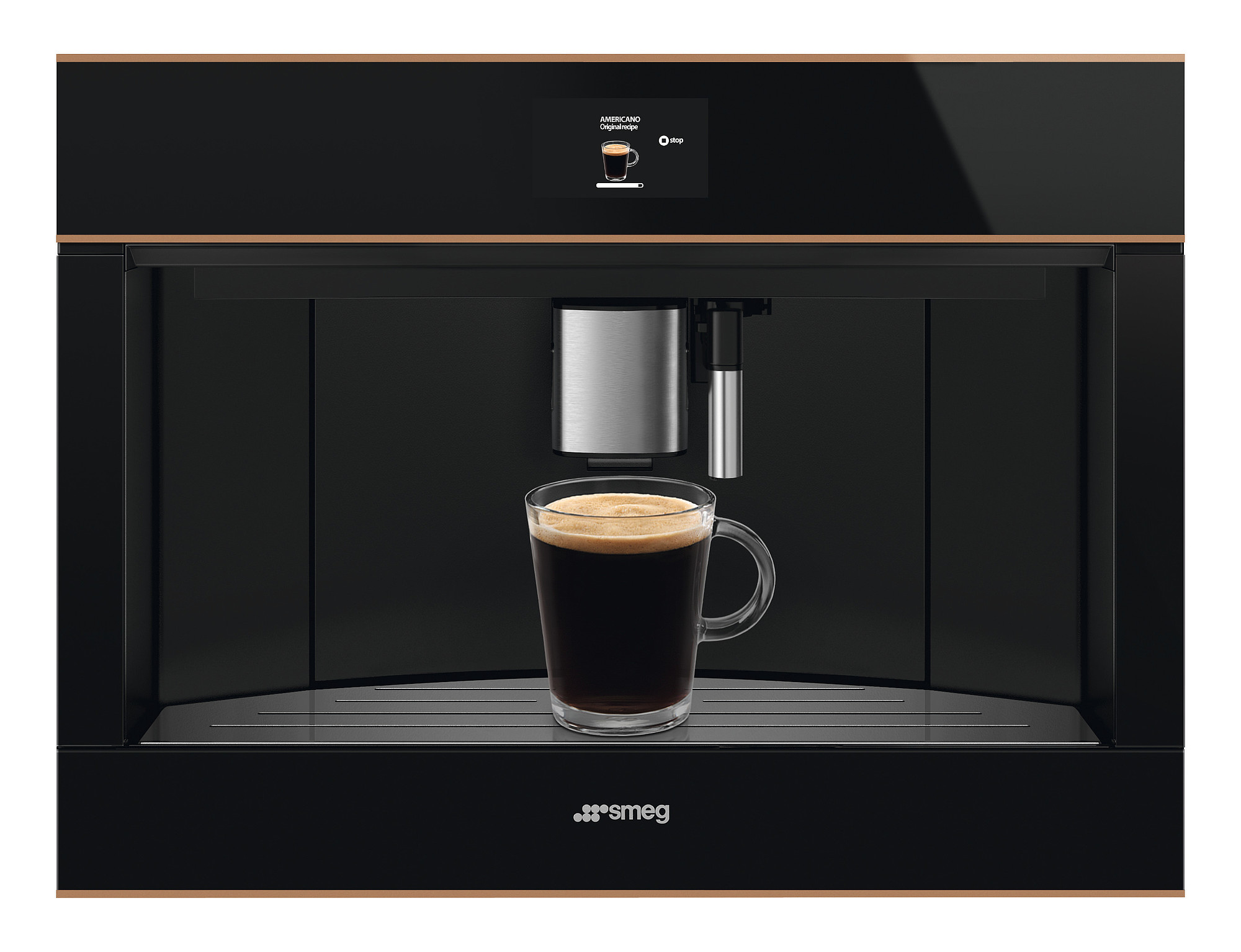 MÁQUINA DE CAFÉ SMEG ENCASTRE DOLCE STIL NOVO CMS4604NR
