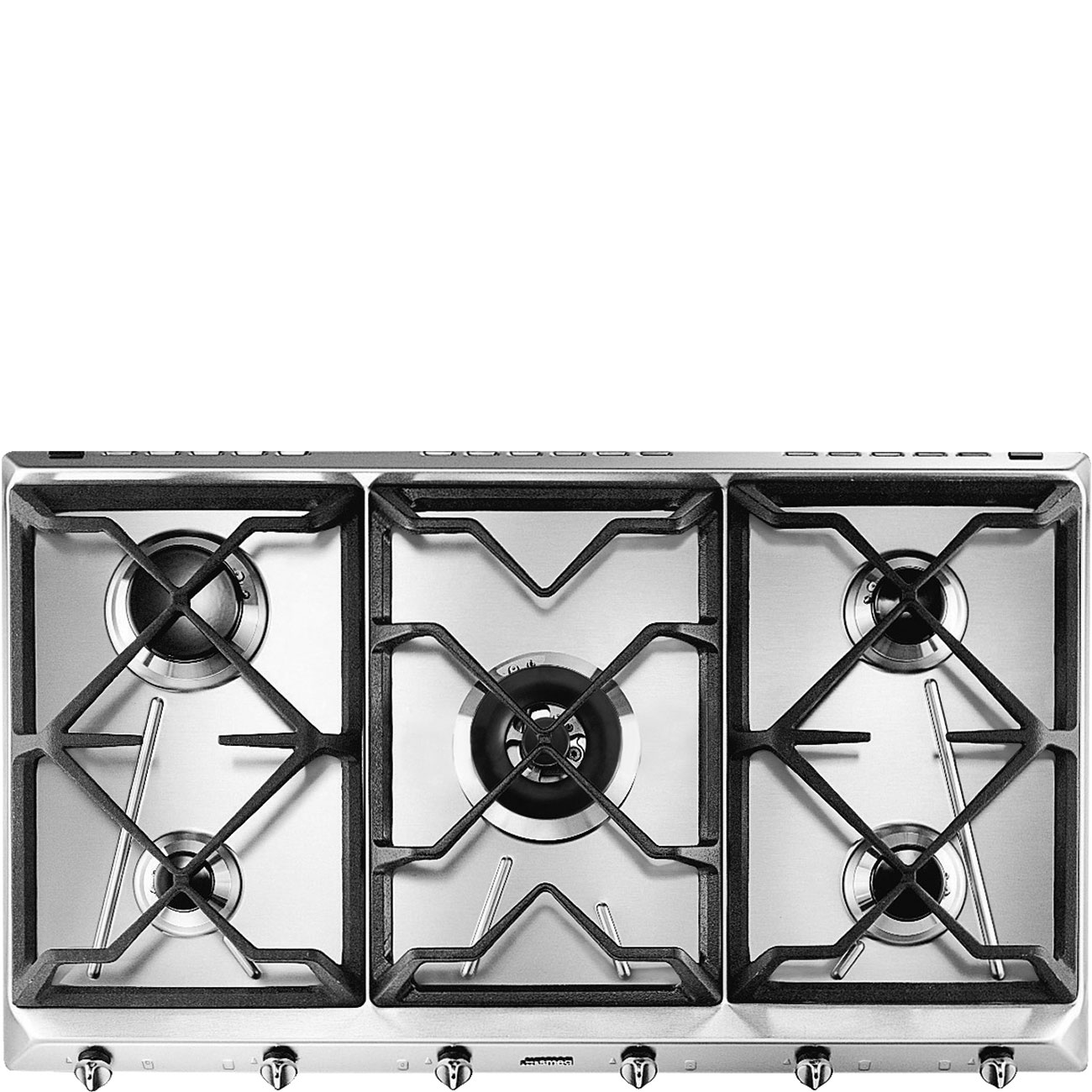 ANAFE SMEG GAS 90 CM 5H SRV596GH5