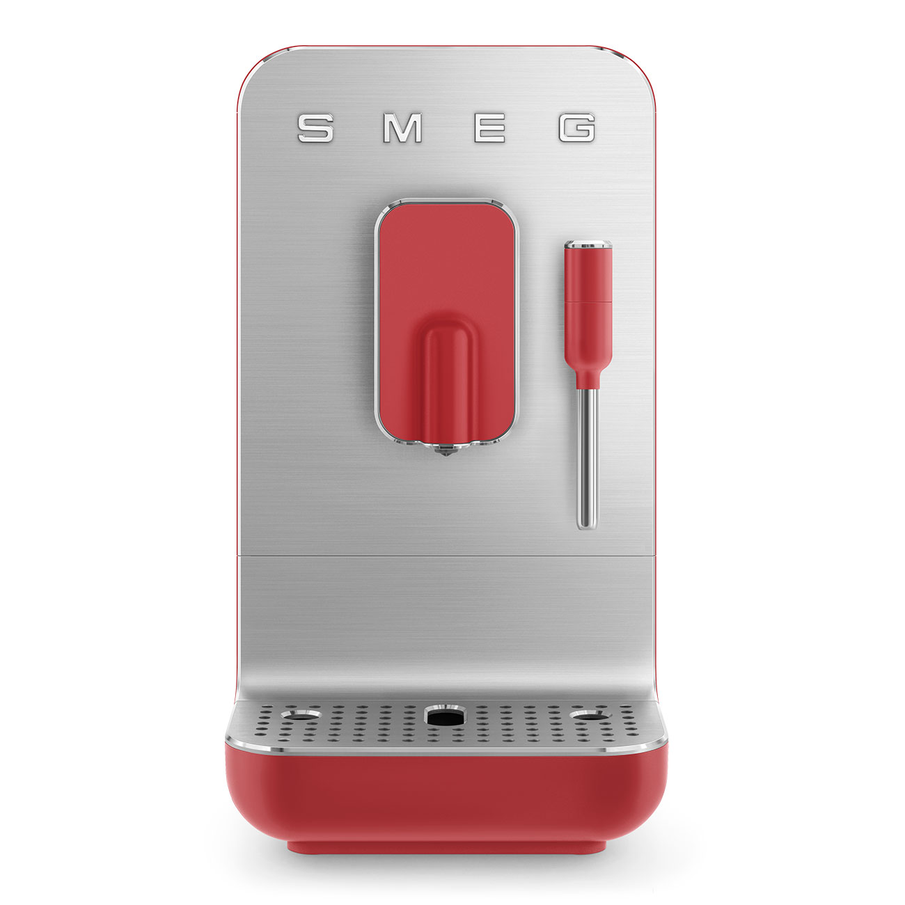 MÁQUINA DE CAFE EXPRESO AUTOMÁTICA SMEG BCC02RDMEU ROJO
