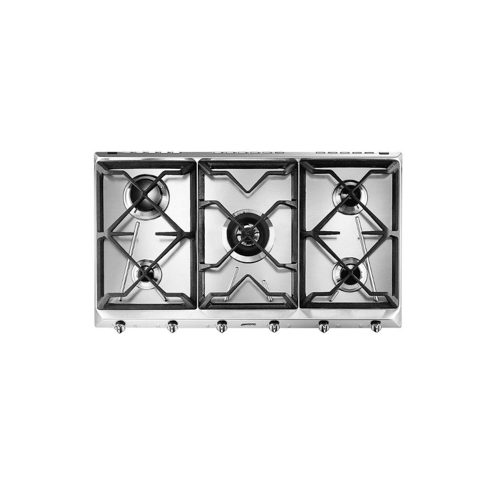 ANAFE SMEG GAS 90 CM 5H SRV596GH5