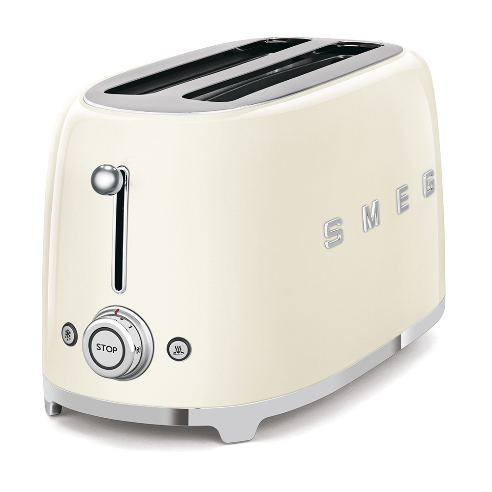 TOSTADORA SMEG 50´S RETRO STYLE 2R CREMA TSF01CRAR