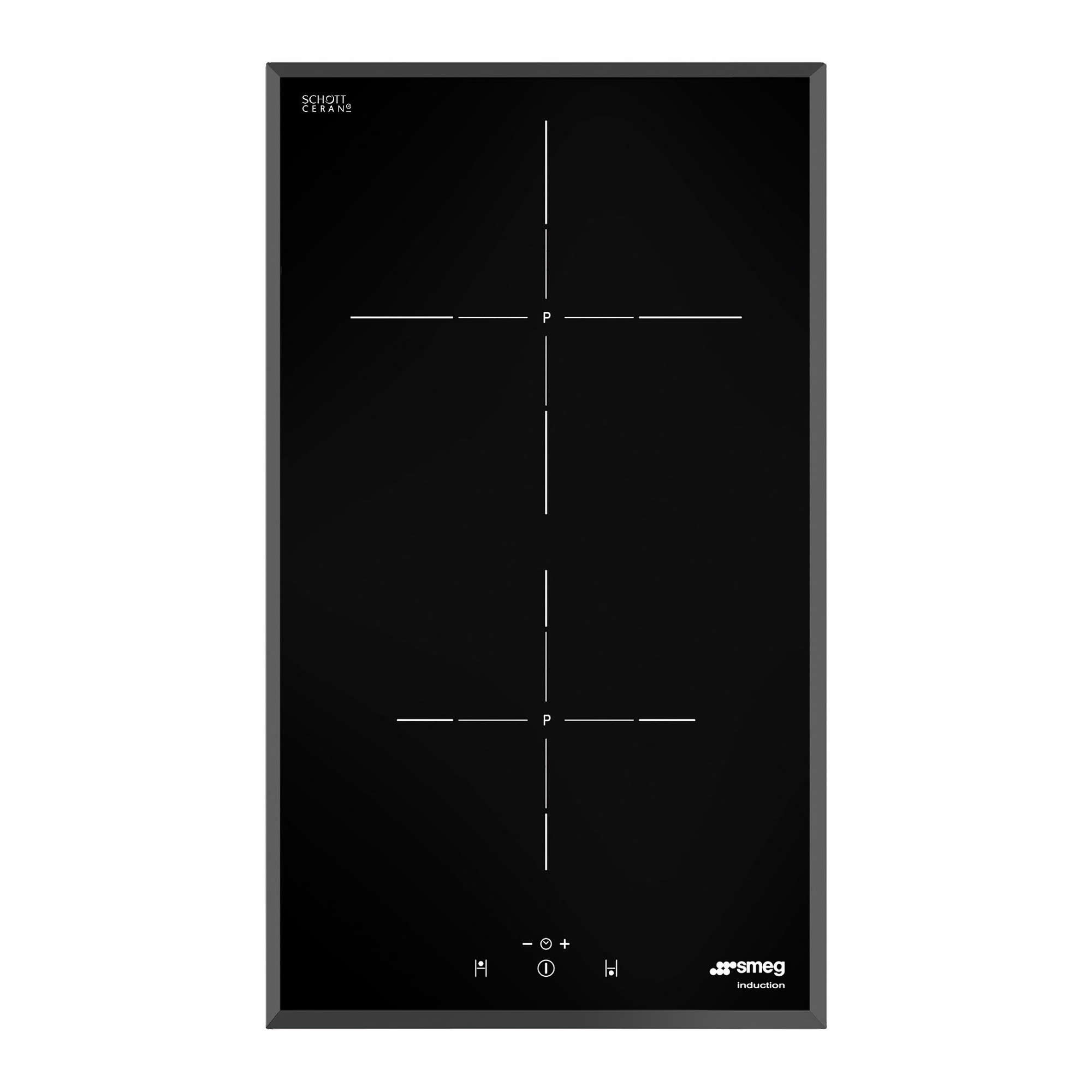ANAFE SMEG INDUCCIÓN 30 CM 2 ZONAS  SI5322B