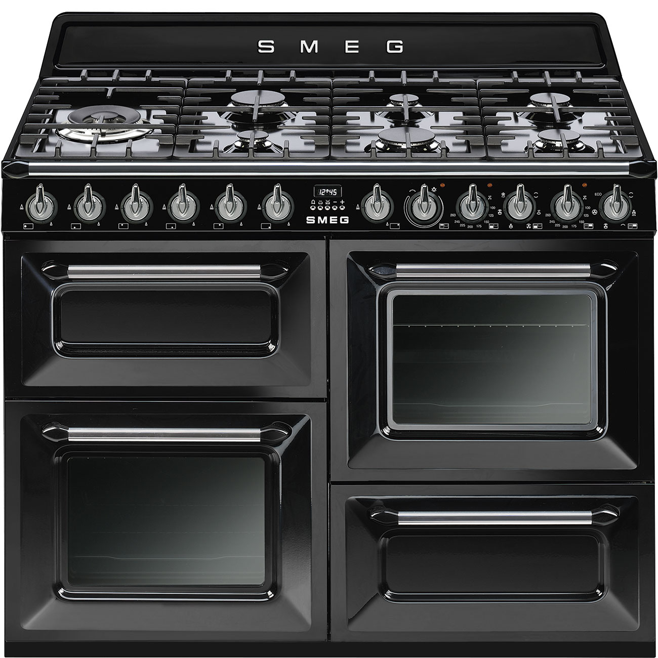 COCINA SMEG MIXTA 110 CM NEGRA TR4110BL1